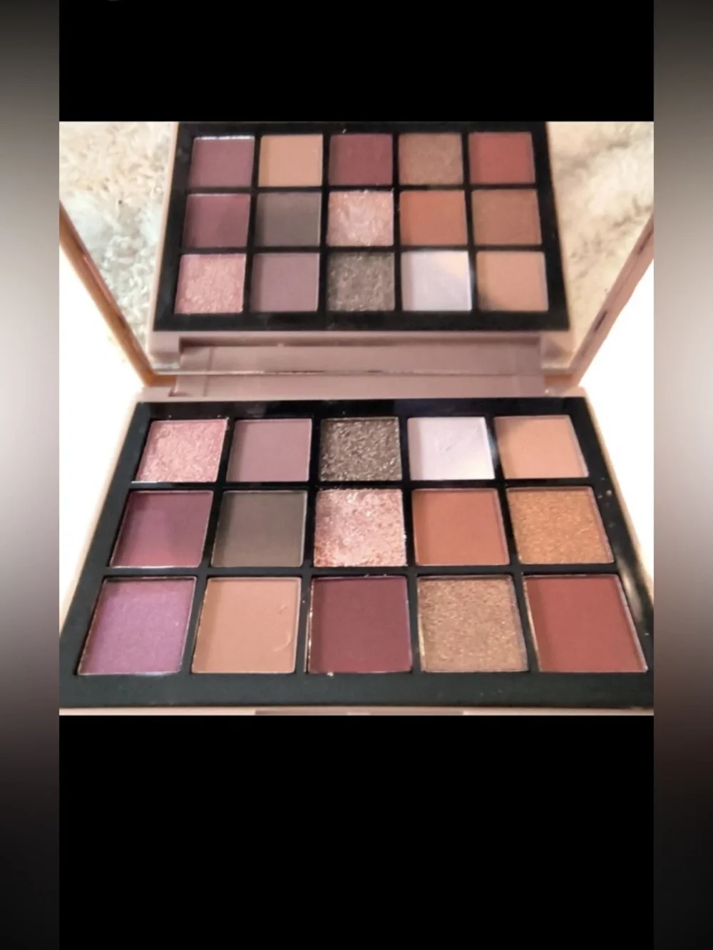 Tingphe 15 color eyeshadow palette with mirror Neutral makeup